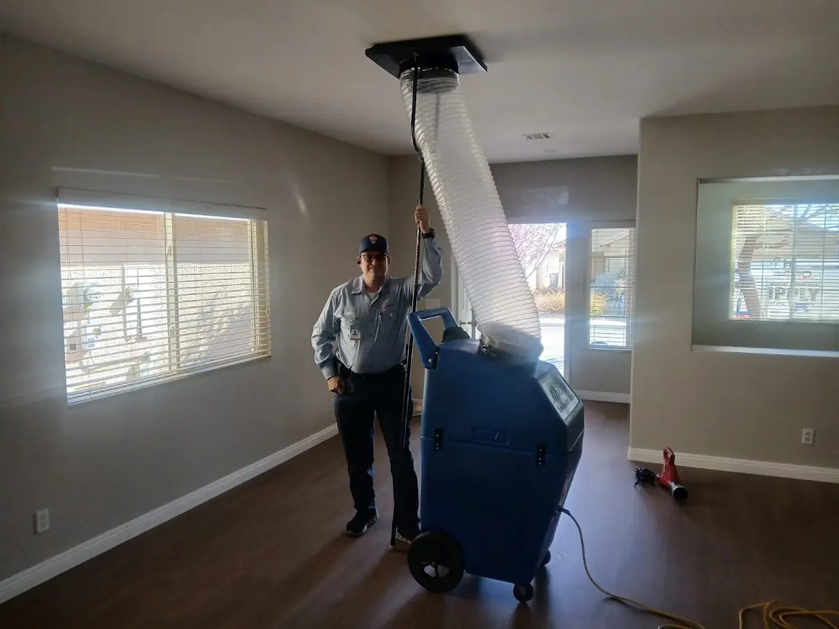 Professional Dryer Vent Cleaning work inside a Oak Ridge home